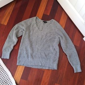 Knit v-neck sweater